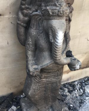 Catherine Oxenberg Instagram - Only remnant of my home #Ganesh #lastmanstanding #woolseyfire #malibufire #wildfire