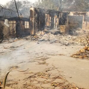 Catherine Oxenberg Instagram - my beautiful home in embers. #malibufire the devastation is beyond comprehension. tragedy for our whole community
