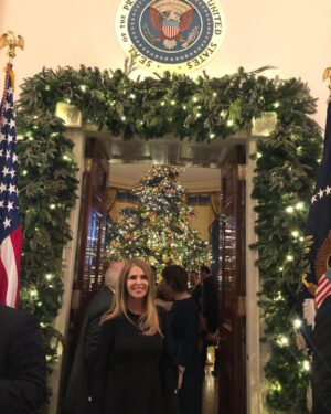 Catherine Oxenberg Instagram - “under the seal” xmas party #whitehouse