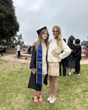 Catherine Oxenberg Instagram - Congratulations to my darling daughter Maya for graduating from UCLA today! I am so proud of you! You are the first woman in our lineage to graduate from college! 👏👏👏❤️