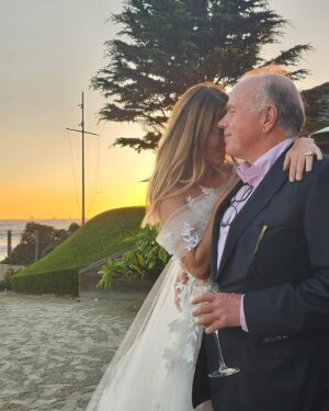 Catherine Oxenberg Instagram - My beloved and I tied the knot on Oct 21st. We are so grateful to have celebrated with close friends and family. I feel so blessed🤍