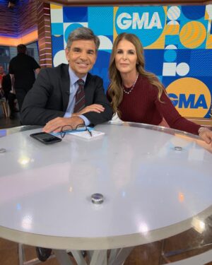 Catherine Oxenberg Instagram - @goodmorningamerica with @gstephanopoulos. Make sure to tune in this Saturday for the premiere of #EscapingTheNXIVMCult on @lifetimetv at 8/7c