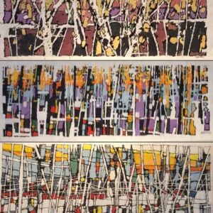 Catherine Proulx-Lemay Instagram - 3 nouvelles toiles de mon papa.
J’ai une admiration sans borne pour lui et son immense talent.