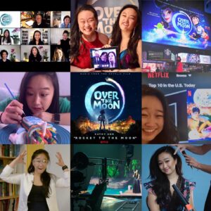 Cathy Ang Instagram - #1: Over the Moon changed my life this year (among some other things). The team gave me many firsts in my career - most importantly playing an intelligent and courageous Chinese girl who would do anything for her family. I hope Fei Fei brought you a little bit of the joy this movie has given me. Thank you for your support ❤️
.
(the first of some 2020 collages)
.
.
#overthemoonnetflix #overthemoon #overthemoonmovie #netflix #glenkeane #pearlstudio #asian #asianrepresentation #representationmatters #netflixprincess #netflixfilm #netflixfamily #family #feifei #rockettothemoon