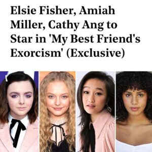 Cathy Ang Instagram - I’m incredibly thrilled (and terrified) to announce that I’ll be playing Glee in My Best Friend’s Exorcism!!! Get ready for a 1988 fever dream 😈 (But seriously, I don’t know how I’m going to watch our movie 😅) BTS to come soon 😘
.
.
.
#horror #horrormovies #actress #featurefilm #80s #mybestfriendsexorcism #mbfe #80sfashion #atlanta #bestfriends #besties #bff #girls #girlgroup #amazonstudios #endeavor #catholicschool #demons