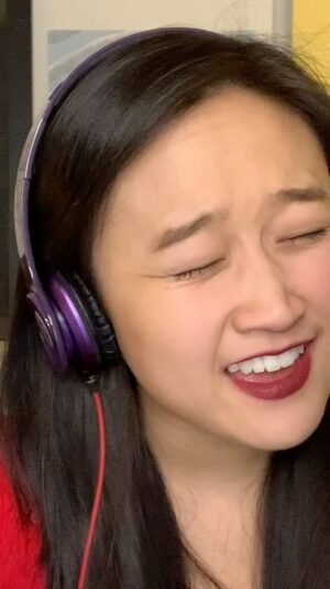 Cathy Ang Instagram - Prepping my Lunar New Year Celebration set for Purdue 🧨🐲🧧 I don’t care that you’ve heard it a billion times, I actually got a clean riff in there LOL! Can’t wait to share a bunch of these 😚
.
.
#driverslicense #cover #music #musicmonday #sing #singer #top40 #pop #popmusic #oliviarodrigo #purdue #setlist #lunarnewyear #homestudio