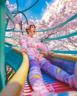 Cathy Cat Instagram - 10 pictures: Which one looks most ridiculously excited and why? 🛝 slide left to see the slide pics 😉 🛝 Which ones the most ridiculous? Which one looks the most excited?

Photo @masatoosan_portrait 
Dress @devilinspiredofficial 

#sakurajapan #japansakura #sakura2023 #sakura #japan_sakura #japan_photo #japan_photo_now #japan_photo_share #japan_photo_view #japantravel #cherryblossom #cherryblossomjapan #cherryblossom2023 #桜 #桜スポット #桜すべり台 #sakuraslide #桜ポートレート #桜ピンク #ファンシー　#ピンクファッション #devilinspired
