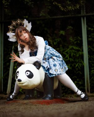 Cathy Cat Instagram - Pic 1-5 Panda Challenge! Which one wins your panda elegance price and WHY?
Challenge: Try to look elegant while sitting on a panda statue. 
Challenge start!
Thoughts? 
Which one wins your elegance price?

Ps:
Seriously there’s been some weird stuff going on this week with hashtags on Instagram getting banned. If you’ve been affected let me know in the comments too, I would like to hear your experience!

Photos @masatoosan_portrait 
Dress @angelicpretty_official 

#astroregimen #kawaiistyle #jfashion #japanesefashion #jstyle #japanesestreetfashion #streetstylejapan #tokyofashion