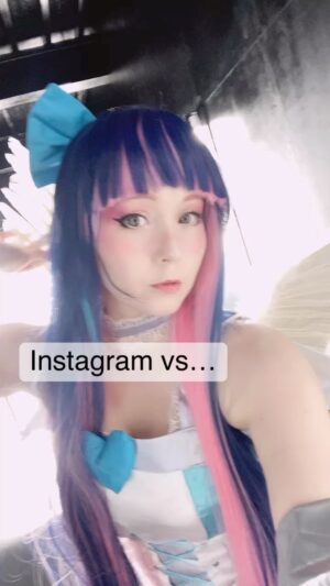 Cathy Cat Instagram - Wardrobe fail! The wings just wouldn’t stay up whatever I tried! Comment 😂 if you feel me on this or tell me a funny wardrobe fail you had!
I can finally give you a sneak preview of outfit number two from my studio cosplay studio shoot in Japan. It was amazing fun, I think one of the best things I tried doing this year! It’s a lot more prep, time, travel and logistics and it takes pretty much a whole day. But boy it’s fun really slipping into those characters. 
I am almost wondering why I didn’t do this earlier, but during the pandemic it was kind of frowned upon. Now once I tried it I loved it so much I wanna so it again soon! But it was also interesting how exhausting it was, at the end of the day I fell asleep right away on the couch them moment I sat down.
Did you feel my cosplay fail? Leave me a comment or tell me your cosplay fail!

Cosplay: Panty and Stocking with Garterbelt 

#pantyandstocking #pantyandstockingwithgarterbelt #pantyandstockingcosplay #pantyandstockingwithgarterbeltcosplay #pantyandstockinganarchy #pantyandstockingseason2 #wardrobefail #cosplaygirl #cosplaygirls #cosplaygirlsofinstagram #パンティーストッキング #パンティーアンドストッキング