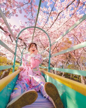 Cathy Cat Instagram - 10 pictures: Which one looks most ridiculously excited and why? 🛝 slide left to see the slide pics 😉 🛝 Which ones the most ridiculous? Which one looks the most excited?

Photo @masatoosan_portrait 
Dress @devilinspiredofficial 

#sakurajapan #japansakura #sakura2023 #sakura #japan_sakura #japan_photo #japan_photo_now #japan_photo_share #japan_photo_view #japantravel #cherryblossom #cherryblossomjapan #cherryblossom2023 #桜 #桜スポット #桜すべり台 #sakuraslide #桜ポートレート #桜ピンク #ファンシー　#ピンクファッション #devilinspired