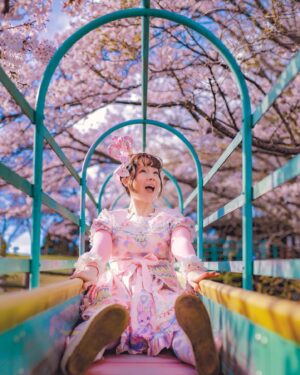 Cathy Cat Instagram - 10 pictures: Which one looks most ridiculously excited and why? 🛝 slide left to see the slide pics 😉 🛝 Which ones the most ridiculous? Which one looks the most excited?

Photo @masatoosan_portrait 
Dress @devilinspiredofficial 

#sakurajapan #japansakura #sakura2023 #sakura #japan_sakura #japan_photo #japan_photo_now #japan_photo_share #japan_photo_view #japantravel #cherryblossom #cherryblossomjapan #cherryblossom2023 #桜 #桜スポット #桜すべり台 #sakuraslide #桜ポートレート #桜ピンク #ファンシー　#ピンクファッション #devilinspired