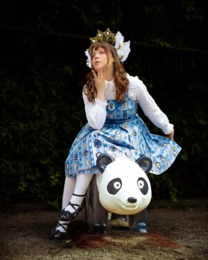 Cathy Cat Instagram - Pic 1-5 Panda Challenge! Which one wins your panda elegance price and WHY?
Challenge: Try to look elegant while sitting on a panda statue. 
Challenge start!
Thoughts? 
Which one wins your elegance price?

Ps:
Seriously there’s been some weird stuff going on this week with hashtags on Instagram getting banned. If you’ve been affected let me know in the comments too, I would like to hear your experience!

Photos @masatoosan_portrait 
Dress @angelicpretty_official 

#astroregimen #kawaiistyle #jfashion #japanesefashion #jstyle #japanesestreetfashion #streetstylejapan #tokyofashion
