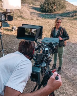 Cathy Marks Instagram - Can’t wait for you guys to meet the tough, sassy, Holly. 😈 🎥 Filming this feature was a dream come true with this incredible cast and crew. The Bell Keeper- coming soon. 🔔  #TheBellKeeper