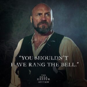 Cathy Marks Instagram - Who’s ringing the bell? 👀 🔔 
Spoiler alert: of course it was me. 🤭 😈 “The Bell Keeper” - out NOW in theaters and everywhere else! 
.
.
.
.
.

#TheBellKeeper #FinalDestination #JeffreyReddick #RandyCouture #BonnieAarons #TheNun #TheConjuring #HorrorMovies #Horror #Slasher #Action