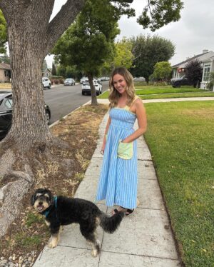Cathy Marks Instagram - happy 3rd birthday to the absolute light of my life. 🥹🐶🥳 i love you, ebenezer. being your mother is my favorite role yet. 🥰