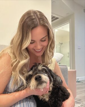 Cathy Marks Instagram - happy 3rd birthday to the absolute light of my life. 🥹🐶🥳 i love you, ebenezer. being your mother is my favorite role yet. 🥰