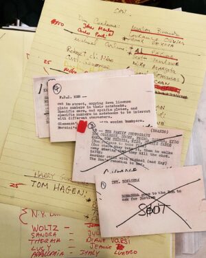 Cathy Yan Instagram - Spending Xmas morning poring over the BEST gift: a limited edition collection of all of Francis Ford Coppola’s notes from The Godfather.