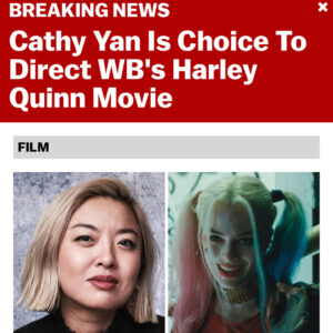 Cathy Yan Instagram - This is insane and the biggest honor of my life. Now let’s do this.