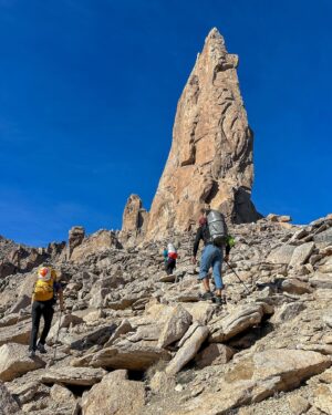 Cedar Wright Instagram - Traddy Side Quest to the Argentina sport climbing side quest wherein I ventured into into Frey with @mattsegal @shawnraboutou @bretteharrington @caronorthofficial and 🎥 maestros @mikecall and @neilson.ben  These are my photos from Day one where we all climbed a wild spire and the ladies raced the men to the top 😜 on two separate routes.  Matt and I took bouldering phenom Shawn under our trad dad wings and I showed him how it’s done by unexpectedly whipping out of an awkward roof pitch 😂. For me there is nothing cooler in climbing than a natural line up a beautiful free standing spire. 10 out of 10 would recommend!  @thenorthface_climb