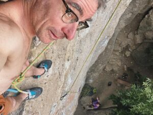 Cedar Wright Instagram - My annual trip to my home away from home in Santa Barbara was a delight.  Winter thermals, chossy sport crags, friends who are family, kiddos, and doggies galore!  Sending love and hopes for adventure to all as the new year creeps close!
