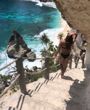 Celeste Ziegler Instagram - The hidden gem of Bali! No filter needed for this beauty of a 🏝