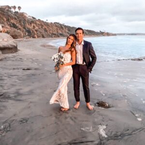 Celeste Ziegler Instagram - HELLO MARRIAGE , GOODBYE LA ! This last while has been such a whirlwind of emotions. One of the best days of my life happened & I finally got to marry my soulmate. Driving 22 hours with a uhaul across a closed border to marry & pack up our life in LA because of family matters back home & the film/modelling industry collapsing, has been nothing but easy. But as I wandered the streets of LA for the last time before our move, I saw what LA had become during the pandemic. A city that we had moved to for it’s vibrancy and entertainment industry had now become quiet & empty. Experiencing LA at it’s current stage reassured me I was doing the right thing for now. Fast forward to our elopement ; it reminded me that it doesn’t really matter where we live , as long as I have my ❤️ by my side. We decided to elope & so happy we did because every ounce of pressure, anxiety & obligation was stripped away by just “winging it”. No tangible details mattered in a time when all businesses were shut down & that’s what made it so real & raw and it was purely about our love for one another that day! Granted we would love to have family & friends there and we are planning a party next year when all things covid settle. I’ve never been that girl that dreamed of getting married, in fact I was always the girl that people asked when I was going to settle down. I’ve always had a gypsy soul, which seemed like it could never be tamed as I gallivanted around the world for years. Finally this one (now my hubby )caught me off guard , my soul wanted to stay and feel safe with one partner.
I am forever grateful to my bestie @bentleystingley for becoming  an ordained minister and making our marriage happen ! Her amazing fam helped us location hunt & did everything from candles to flowers & cake & photos. Her mother treated me like one of her own, much needed in a time when I received the news that my mom was hospitalized while in LA this time💔In a moment where everyone is paranoid & fearful of closeness , it was such a beautiful and magical moment to celebrate togetherness & love . There are always blessings to be found in tough circumstances. Can’t wait to celebrate in 2021 💕 #heartisfull