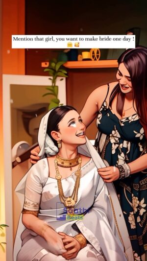 Celesti Bairagey Instagram - Mention that girl, you want to make bride one day 🥰🫶
..
..
..
..
Creator :- @celesti.bairagey @makeoverbymrinali @momis_wardrobe 
..
..
..
#beats #bride #dhulaan #love #marriage #bridelife #trending #trendingreels #explore #reelitfeelit #reelkarofeelkaro #exploremore #mentionsomeone