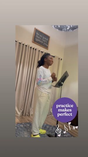 Celina Smith Instagram - Practice makes progress! So much fun with my vocal coach @camiahmingorance 
#celinasmith