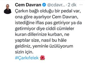 Cem Davran Instagram - #Çarkıfelek 🌺
Pedal…
