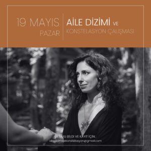 Ceyda Saltadal Instagram - Herkese Merhaba! 
19 Mayıs Pazar günü İstanbul, Üsküdar’da yüzyüze Aile Dizimi & Konstelasyon çalışması yapacağız. Detaylı bilgi ve kayıt için ailedizimivekonstelasyon@gmail.com’a mail atabilirsiniz.

Namaste🤍