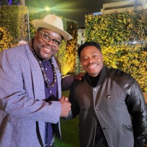 Chad L. Coleman Instagram - @cwallamerican #Kareemgrimes #Preach in the house! And @khalileverage did the damn damn thing! @heatheryako looked amazing! #sports #movie @peacock #LeBronJames:ShootingStars
