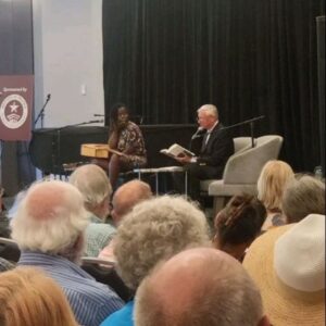 Chad L. Coleman Instagram - @wordofsouthfest #Tallahassee #HappyMonday @guitar.yaz & @jon.meacham Were amazing together!!! #Musician and a #Historian teamed together! #Phenomenal @hoagiepop