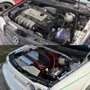 Chad Lindberg Instagram - Today is a special day… The 7th anniversary of my Jetta’s ownership… 
Here’s a before and after using the very first pictures i’ve taken of it and pictures taken few minutes before making this post.

Last week, an Idea came to @chadlindberg and I … Something that true @thefastsaga fans would enjoy even more than the last few movies… Something that would put the #BringbackJesse Jetta back into the spotlight… 
Stay tuned 🫡

#fastandfurious #mk3jetta #volkswagen #modernimage #liquimoly #chadlindberg #universal #modfind #könig #wingswest #jalopnik
