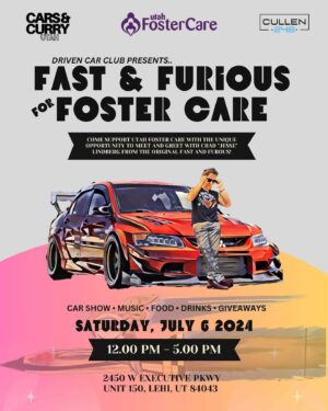 Chad Lindberg Instagram - “There’s always room for family.” 
On July 6th come support @utahfostercare and meet one of the original Fast & the Furious cast members! @chadlindberg will be in attendance for meets, greets, and autographs! 
Every ticket purchase is a contribution to Utah Foster Care. 
#fastandfurious #fostercare #utah #bringbackjesse