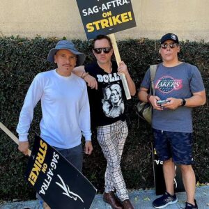 Chad Lindberg Instagram - PAY US AND STOP SCREWING US OVER. #sagaftra #unionstrong 🔥💪🎭