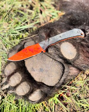 Chad Mendes Instagram - Still can’t believe the mitts on @skidmark25 bear 😳 Thing was a TANK!!! 

He put the @hoguehunting knives to work! Head over to the link in my bio to jump on the pre order list guys! These knives are next level!!! 

#blackbear #predator #hunting #idaho #mountains #hogueknives