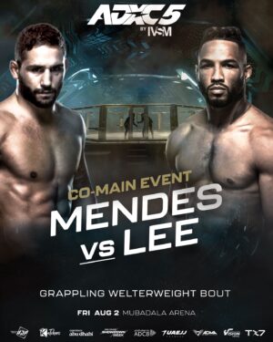 Chad Mendes Instagram - Our co-main fighters for #ADXC5 are HERE and ready to bring their A-game! Ready to witness @chadmendes & @motownphenom fight for the W! 🔥

#ADXC5 #JiuJitsu #Grappling #AbuDhabi #MubadalaArena