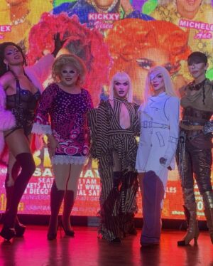 Chad Michaels Instagram - Serving San Diego Drag Excellence at @urbanmos and @bubbles_for_brunch with @kickxy_vixen and @keexrose !!!
Join us every Saturday morning for San Diego’s Original SAT Drag Brunch with a rotating cast and your favorite @rupaulsdragrace guest Stars!! 

Reservations Available at :
Urbanmos.com/Bubbles

#dragbrunch #SATURDAYDRAGBRUNCH #gaybrunch #sandiegobrunch #sandiegodragbrunch #bachelorettedragbrunch #urbanmos  #sandiegoqueens#sandiegocabaret #rupaulsdrsgrace #dragshow