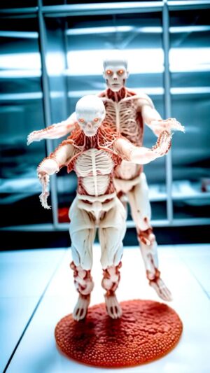 Chadd Smith Instagram - Biotech Bots with organic exoskeletons 🦾💀 A.I. : @jboogx.creative Robot Dance: @jessyrobot and me 🤘🏼🤖

#stablediffusion #sdxl #aigenerated #robotdance #animation