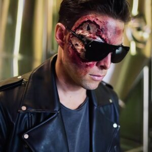Chadd Smith Instagram - Got into the Halloween spirit a little late this year so just re-downloading Terminator firmware so the child can work on her prosthetic application 🦾😅 on that note, here’s some of my favorite Halloween costumes/videos from the past 🤖🤌🏼👻 Happy Halloween Bots and Gears! 🎃👾⚙️