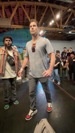 Chadd Smith Instagram - @maddchadd at @unimatedance 🔥🔥🔥🔥🤖🤖🤖🤖