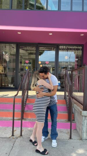 Chance Perez Instagram - We’re out here at @babylist preparing for the birth of our son in 16 weeks! 🤯 😍 
Can’t believe how fast it’s all happening and how much there is to prep for. Feeling like a new parent all over again 😅 

We’re elated for him to be here and had such a blast running around today 😊 
We also had an ultrasound appointment yesterday, and are happy to say, he is extremely healthy ❤️ 

#marriage #marriagegoals #couplegoals #couple #pregnant #pregnancy #birth #love #momtobe #dadtobe