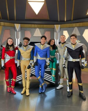 Chance Perez Instagram - Myself, Hunter, Tessa AND Power Rangers Cosmic Fury nominated for a Kids Choice Award?! 😱 🤯 I’m in awe and am so thankful 🥹 
I’m so proud of our amazing cast and crew for making this possible. I’m also incredibly grateful to #rangernation for always showing so much love and support ❤️ 
PLEASE vote for all of us with the link in my bio and THANK YOU!!! 
ITS MORPHIN TIME ⚡️ 
.
.
.
.
#powerrangers #cosmicfury #mmpr #nickelodeon #kidschoiceawards #dinofury #blackranger