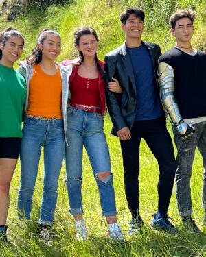 Chance Perez Instagram - Myself, Hunter, Tessa AND Power Rangers Cosmic Fury nominated for a Kids Choice Award?! 😱 🤯 I’m in awe and am so thankful 🥹 
I’m so proud of our amazing cast and crew for making this possible. I’m also incredibly grateful to #rangernation for always showing so much love and support ❤️ 
PLEASE vote for all of us with the link in my bio and THANK YOU!!! 
ITS MORPHIN TIME ⚡️ 
.
.
.
.
#powerrangers #cosmicfury #mmpr #nickelodeon #kidschoiceawards #dinofury #blackranger