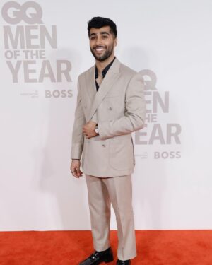 Chaneil Kular Instagram - Thank you @gq @britishgq for a great night! 

Huge thanks to:

@hublot
@louboutinworld
@mossbros
@rhiannonlagden_

For keeping me fresh ❤️🕴🏾