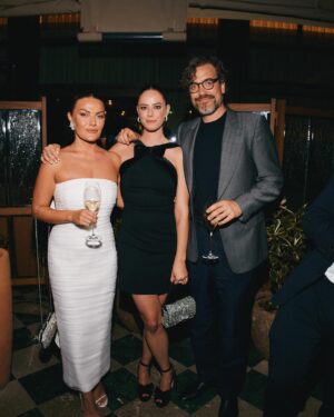 Chanel Cresswell Instagram - A moment for the Vogue X Netflix BAFTA party ✨

What an evening with some great tunes I may add 🎶💃🏼

Styled by @kelvinstylist 🌟
Wearing @rebeccavallance 🤍
Shoes @sophiawebster 👡
@tylerellisofficial
@anayah_jewellery 💎

📸 @sofi.adams.photo