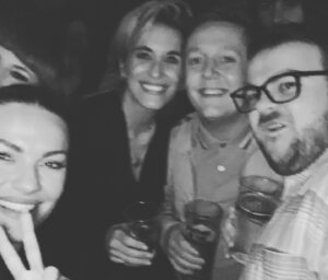 Chanel Cresswell Instagram - What a night to see some of the bestest ❤️‍🔥 THE TIE family ❤️‍🔥
And what a brilliant night to celebrate Little @thomasturgoose1 …not so little anymore! 30th Birthday 🥳 
We danced ! We laughed - and we laughed some more ❣️

Bring in the next reunion 😝
