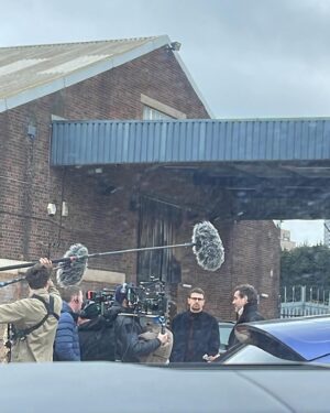 Chanel Cresswell Instagram - I Had to post some of this day 🏎️💨… when doing some rapid figures of 8 ♾️ and being told I have  a tone of expensive camera equipment strapped to the front …. was soon forgotten 😂🥴😛… 

#thegentlemen 🎬