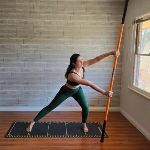 Chanon Finley Instagram - These sticks support me and challenge me all at the same time! It's always a good day to play and explore movement with my @stickmobility sticks! 

Brand new GUIDED Stick Mobility workout focusing on ROTATIONAL STRENGTH releases on my YouTube channel May 11th. This type of training is important for everyone, but essential for any athlete! 

Subscribe today!