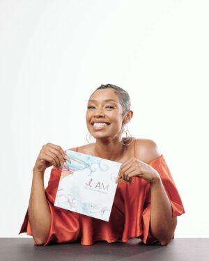 Chantel Riley Instagram - Surprise!! In case you missed the announcement.....I WROTE A BOOK!!!

I Am is a book, beautifully illustrated by @janicebarberillustration filled with simple affirmations for your little one. 

Available at @amazon @indigo @lovesweetriley and @barnesandnoble on NOVEMBER 1st just in time for the holidays. ❤️❤️❤️

📸: @avanpatel_ 

#author  #becauseofreading #bookaddict #bookcommunity #booklovers #bookaesthetic #bookstagramfeature #epicreads #childrenbookreviews #childrenbooksofinstagram #childrenbookblogger #childrenbookauthor #picturebooks #kidlit #bookblogs #bookblogger #bookpost #2021bookchallenge #2021reads #2021books #amazonfinds #amazonmusthaves #barnesandnoble #indigobookstore #booksforkids